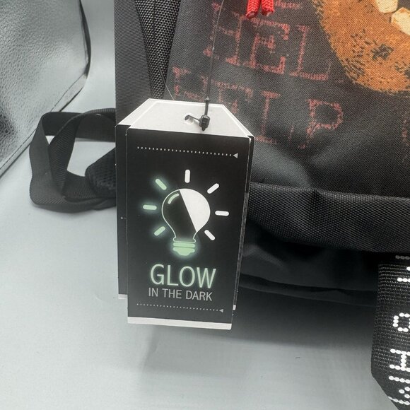 Five Nights At Freddy s FNAF Split Freddy Glow In The Dark Eyes Backpack NEW - Picture 9 of 10